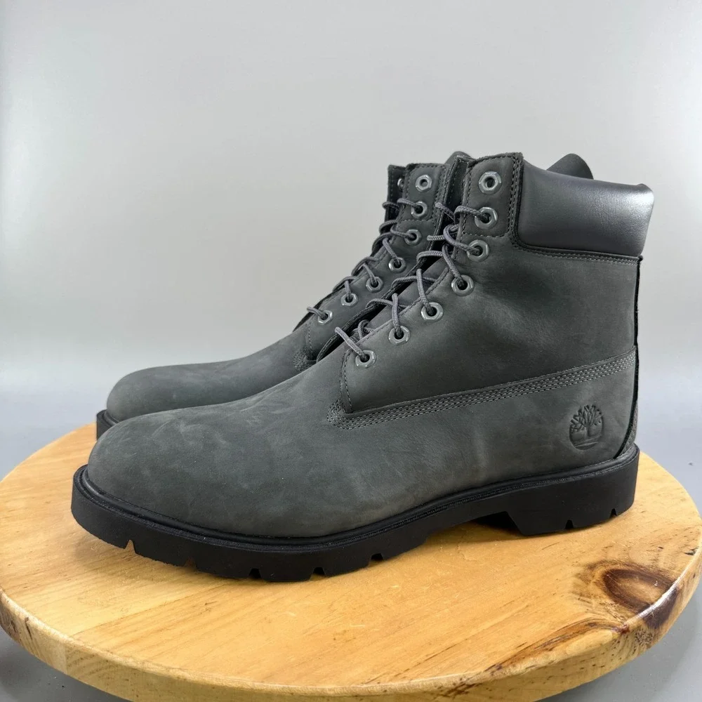 Timberland 6 Inch Classic Mens Size‎ 13 Waterproof Boots Dark Grey Primaloft NEW